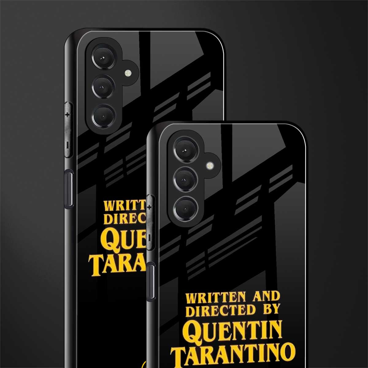 quentin tarantino back phone cover | glass case for samsun galaxy a24 4g