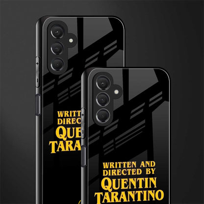 quentin tarantino back phone cover | glass case for samsun galaxy a24 4g
