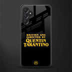 quentin tarantino back phone cover | glass case for samsun galaxy a24 4g