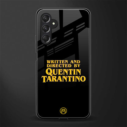 quentin tarantino back phone cover | glass case for samsun galaxy a24 4g
