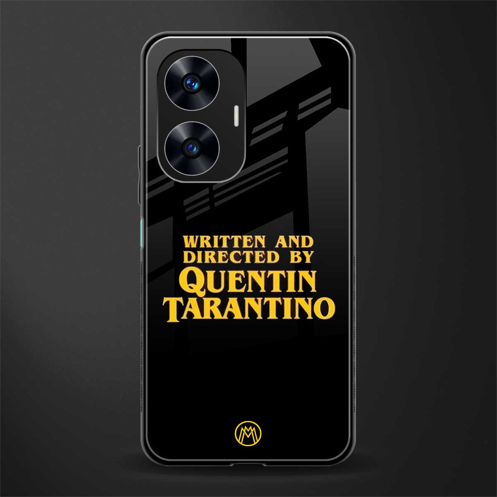 quentin tarantino back phone cover | glass case for realme c55