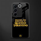 quentin tarantino back phone cover | glass case for vivo v27 pro 5g
