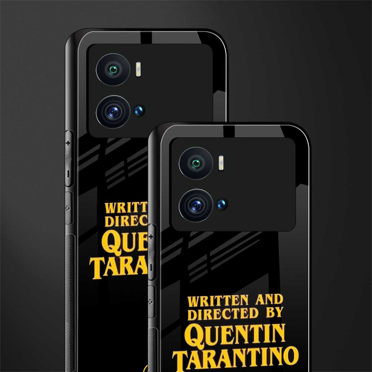 quentin tarantino back phone cover | glass case for iQOO 9 Pro