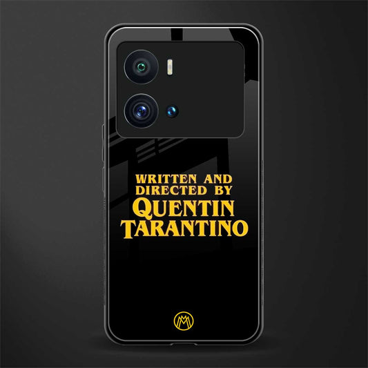 quentin tarantino back phone cover | glass case for iQOO 9 Pro