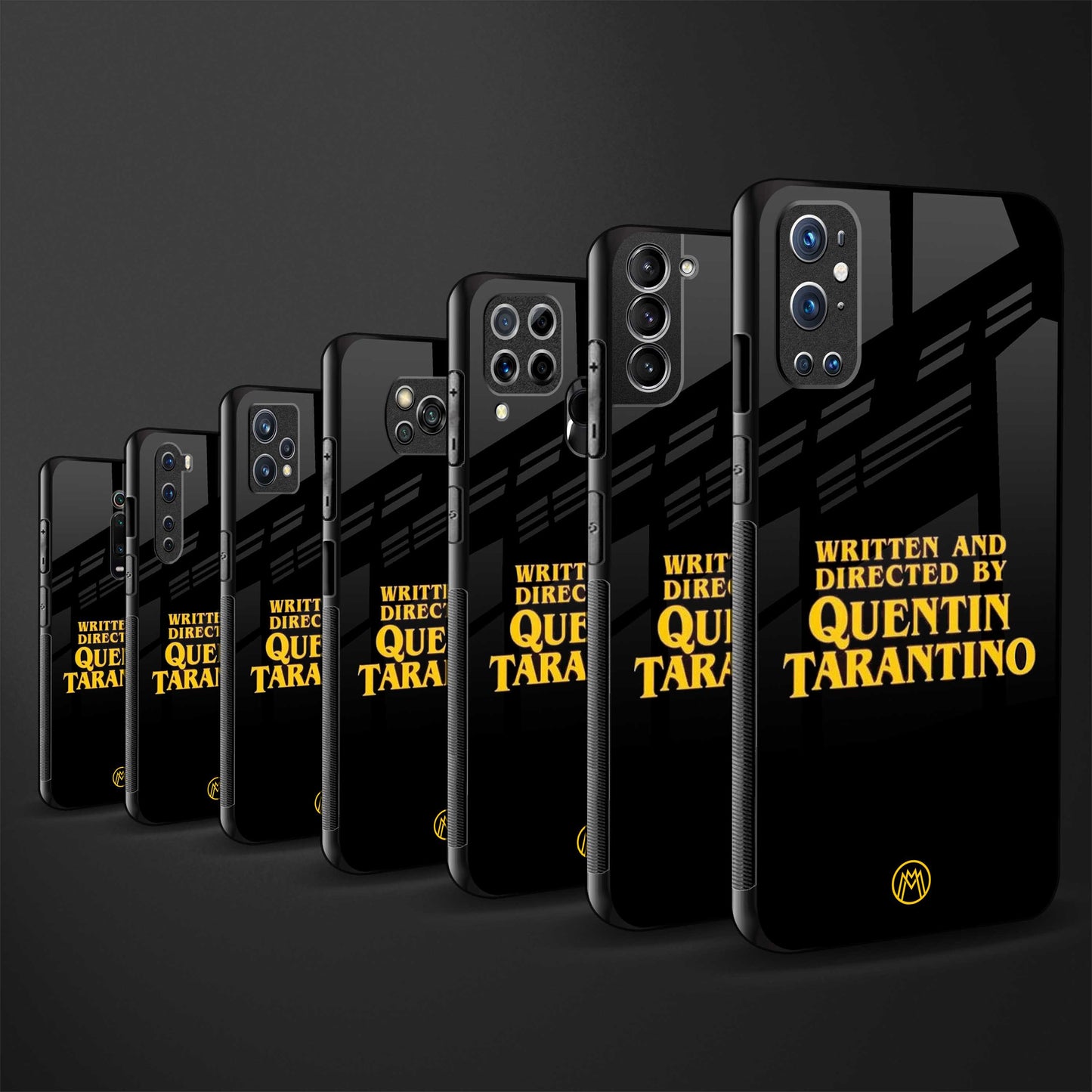 quentin tarantino back phone cover | glass case for oppo f21 pro 4g