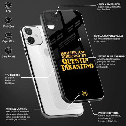 quentin tarantino back phone cover | glass case for samsung galaxy m33 5g
