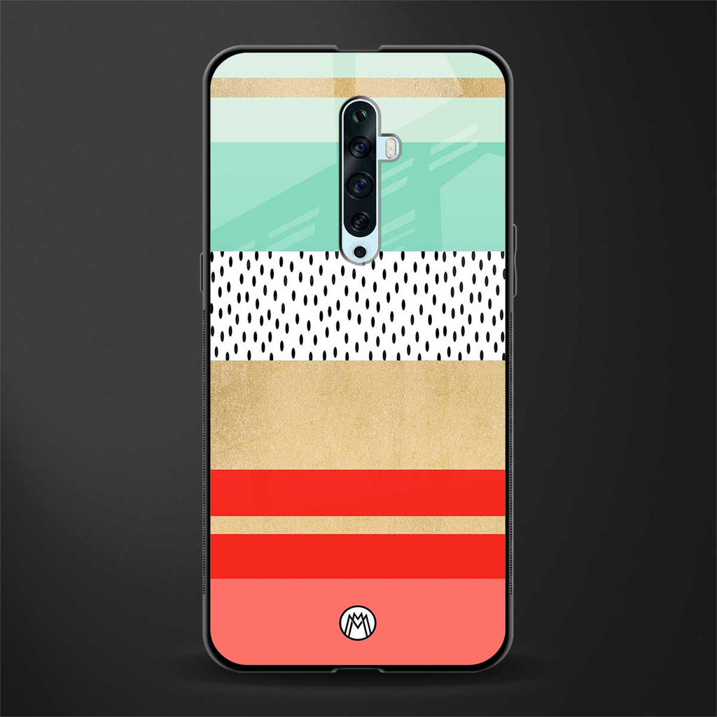 raspberry mint gelato glass case for oppo reno 2f image