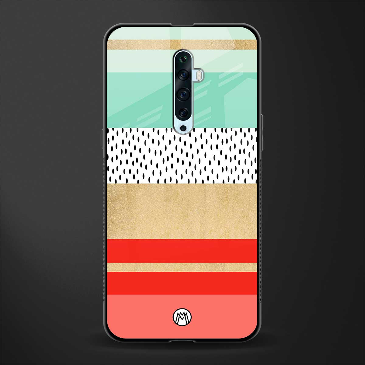 raspberry mint gelato glass case for oppo reno 2f image