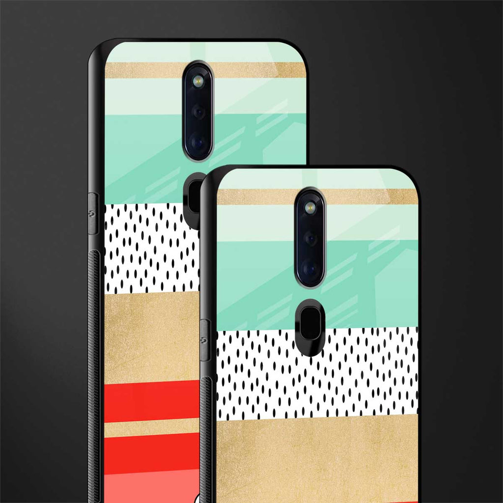 raspberry mint gelato glass case for oppo f11 pro image-2