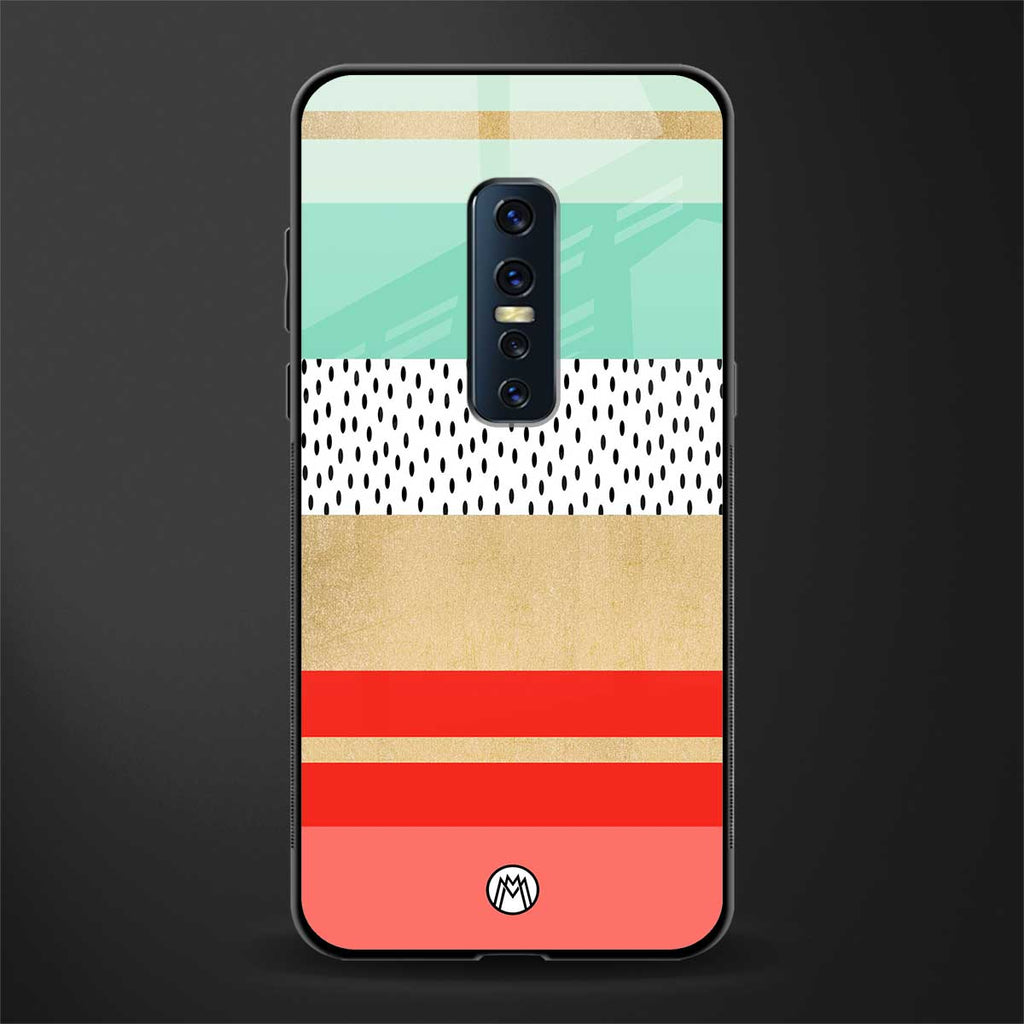 raspberry mint gelato glass case for vivo v17 pro image
