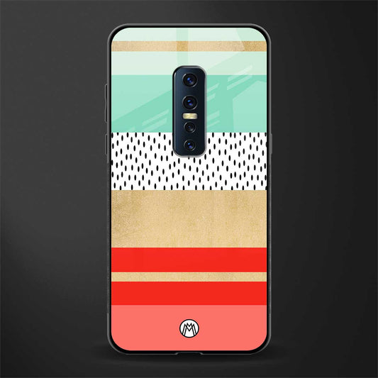raspberry mint gelato glass case for vivo v17 pro image