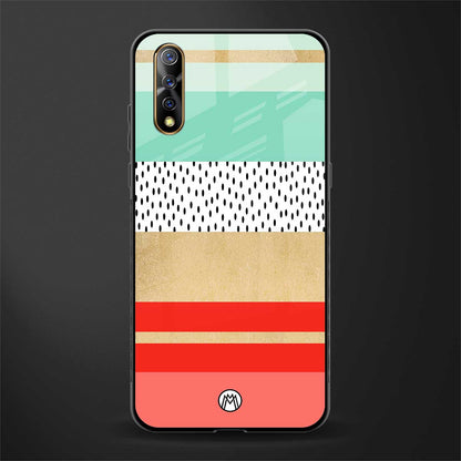 raspberry mint gelato glass case for vivo z1x image