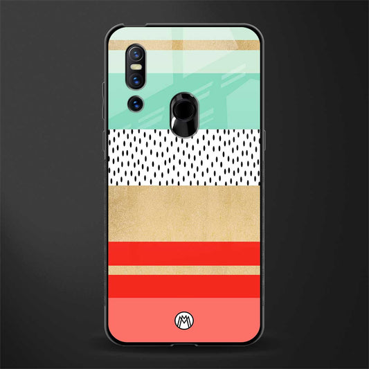 raspberry mint gelato glass case for vivo v15 image