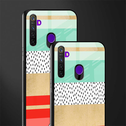 raspberry mint gelato glass case for realme 5 image-2