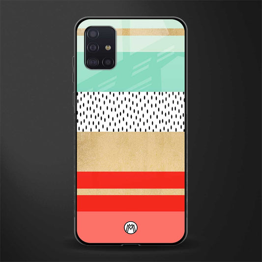 raspberry mint gelato glass case for samsung galaxy a71 image