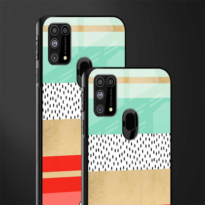 raspberry mint gelato glass case for samsung galaxy m31 image-2