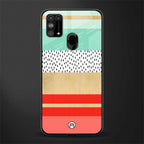 raspberry mint gelato glass case for samsung galaxy m31 prime edition image
