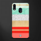 raspberry mint gelato glass case for samsung galaxy a20 image