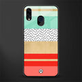 raspberry mint gelato glass case for samsung galaxy a30 image