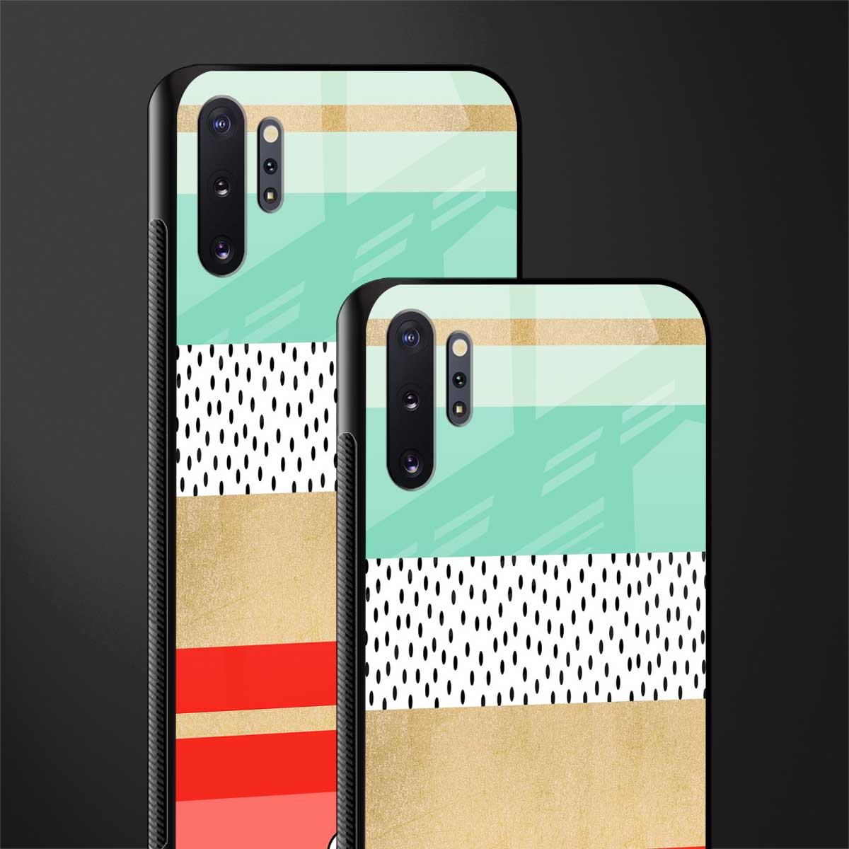 raspberry mint gelato glass case for samsung galaxy note 10 plus image-2