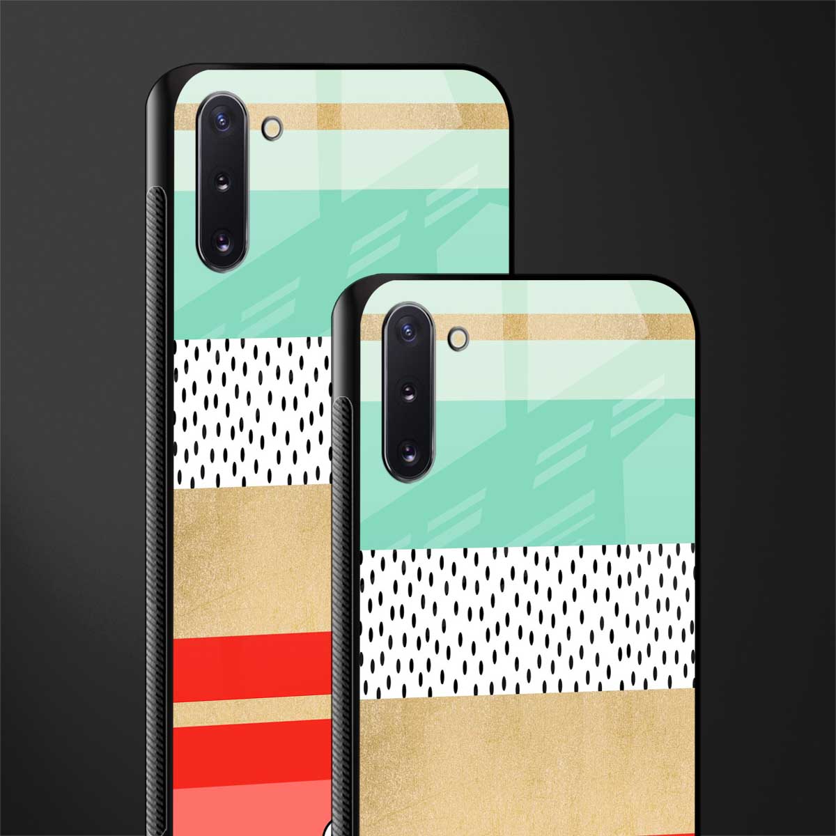 raspberry mint gelato glass case for samsung galaxy note 10 image-2