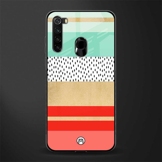 raspberry mint gelato glass case for redmi note 8 image