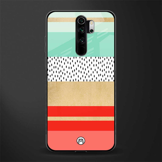 raspberry mint gelato glass case for redmi note 8 pro image