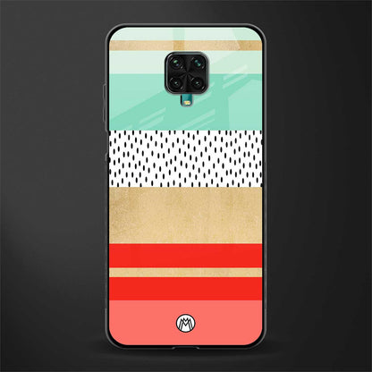 raspberry mint gelato glass case for redmi note 9 pro image