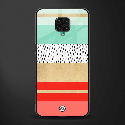 raspberry mint gelato glass case for redmi note 9 pro image
