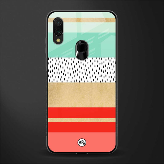 raspberry mint gelato glass case for redmi note 7 image