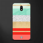 raspberry mint gelato glass case for redmi 8a image