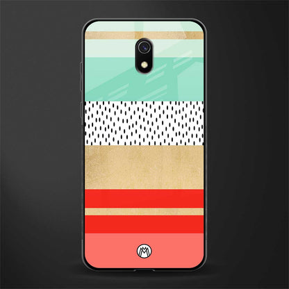 raspberry mint gelato glass case for redmi 8a image