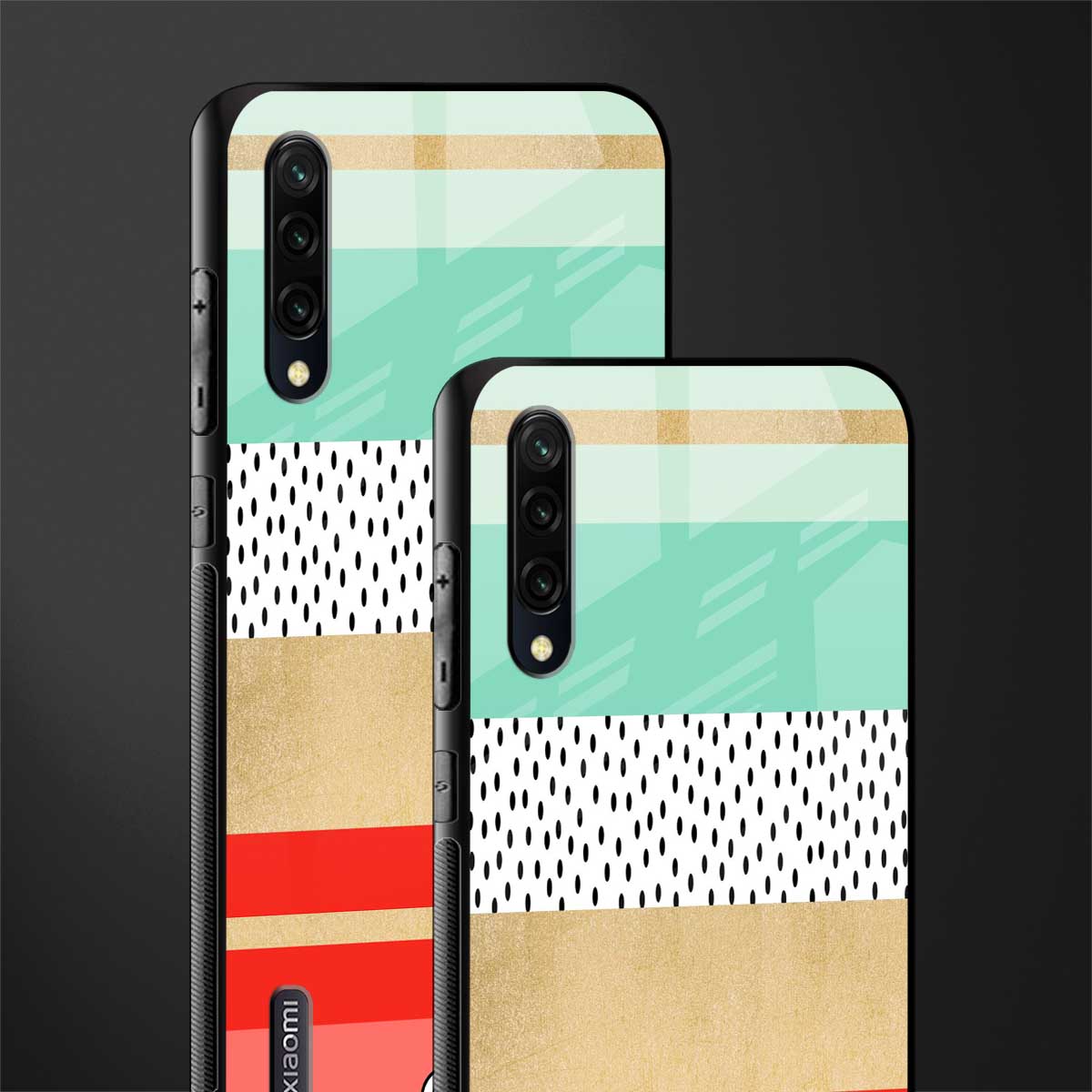 raspberry mint gelato glass case for mi a3 redmi a3 image-2