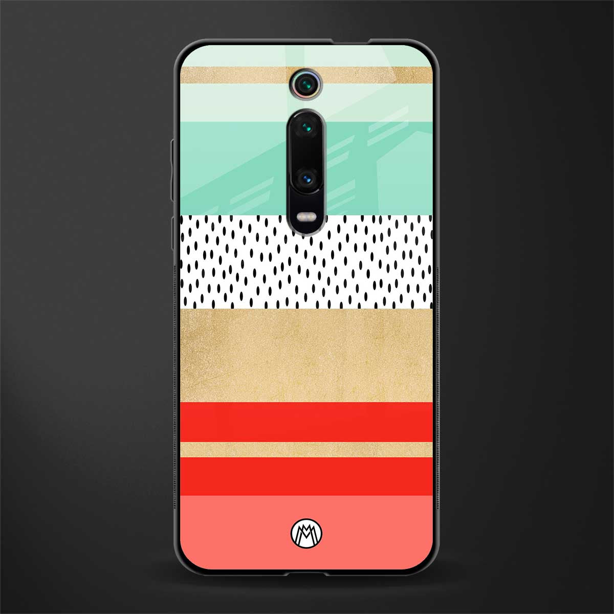 raspberry mint gelato glass case for redmi k20 pro image