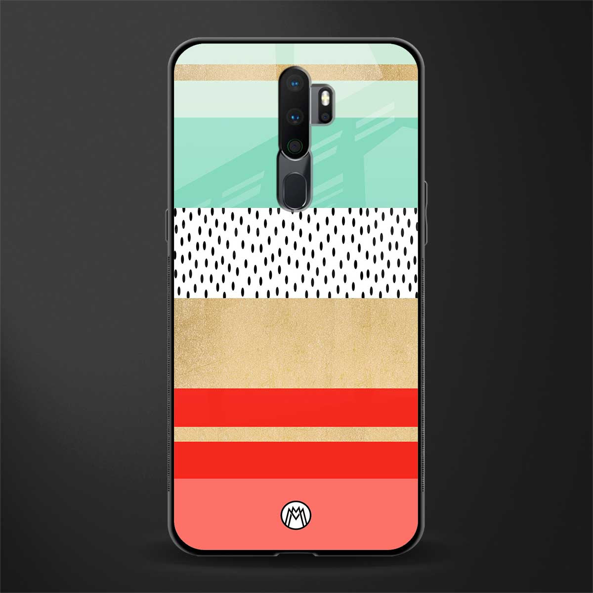 raspberry mint gelato glass case for oppo a9 2020 image