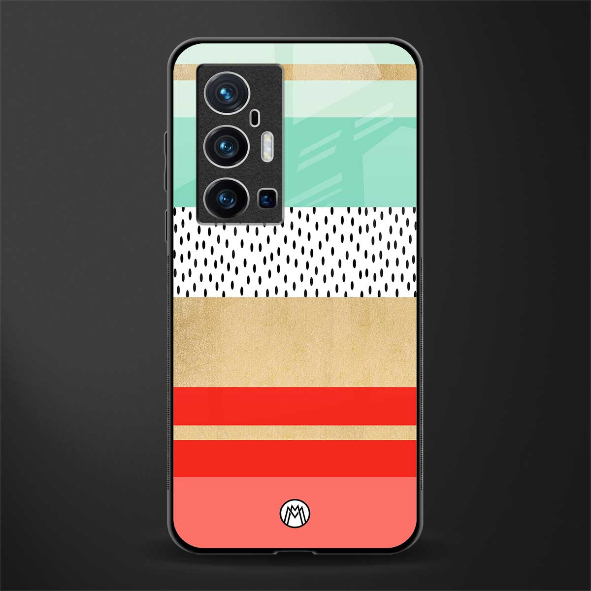 raspberry mint gelato glass case for vivo x70 pro plus image