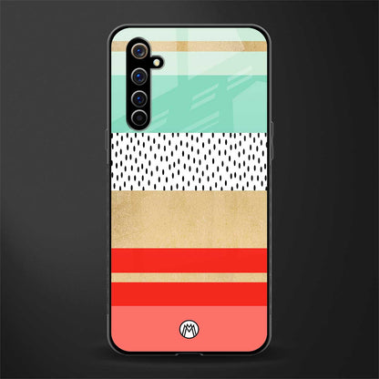 raspberry mint gelato glass case for realme x50 pro image