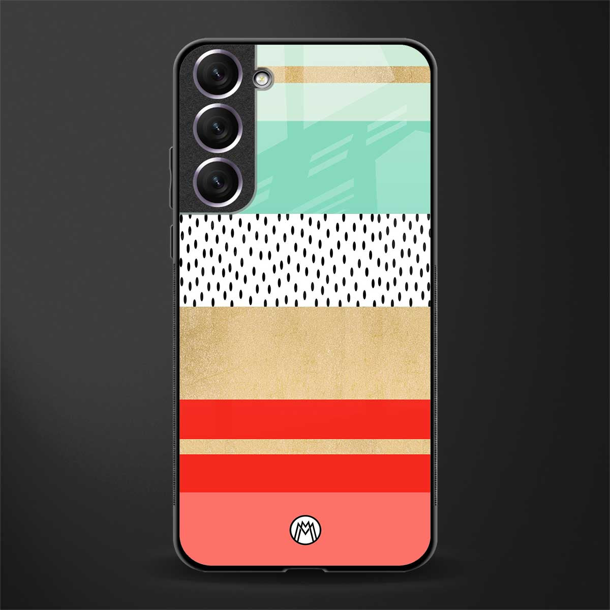 raspberry mint gelato glass case for samsung galaxy s21 image