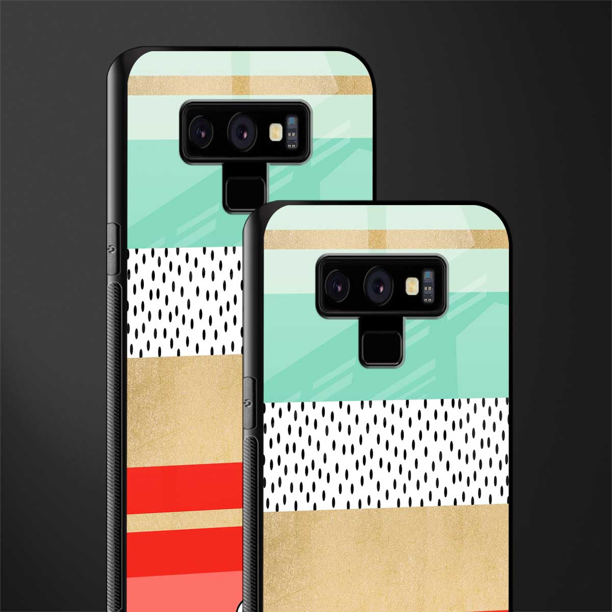 raspberry mint gelato glass case for samsung galaxy note 9 image-2