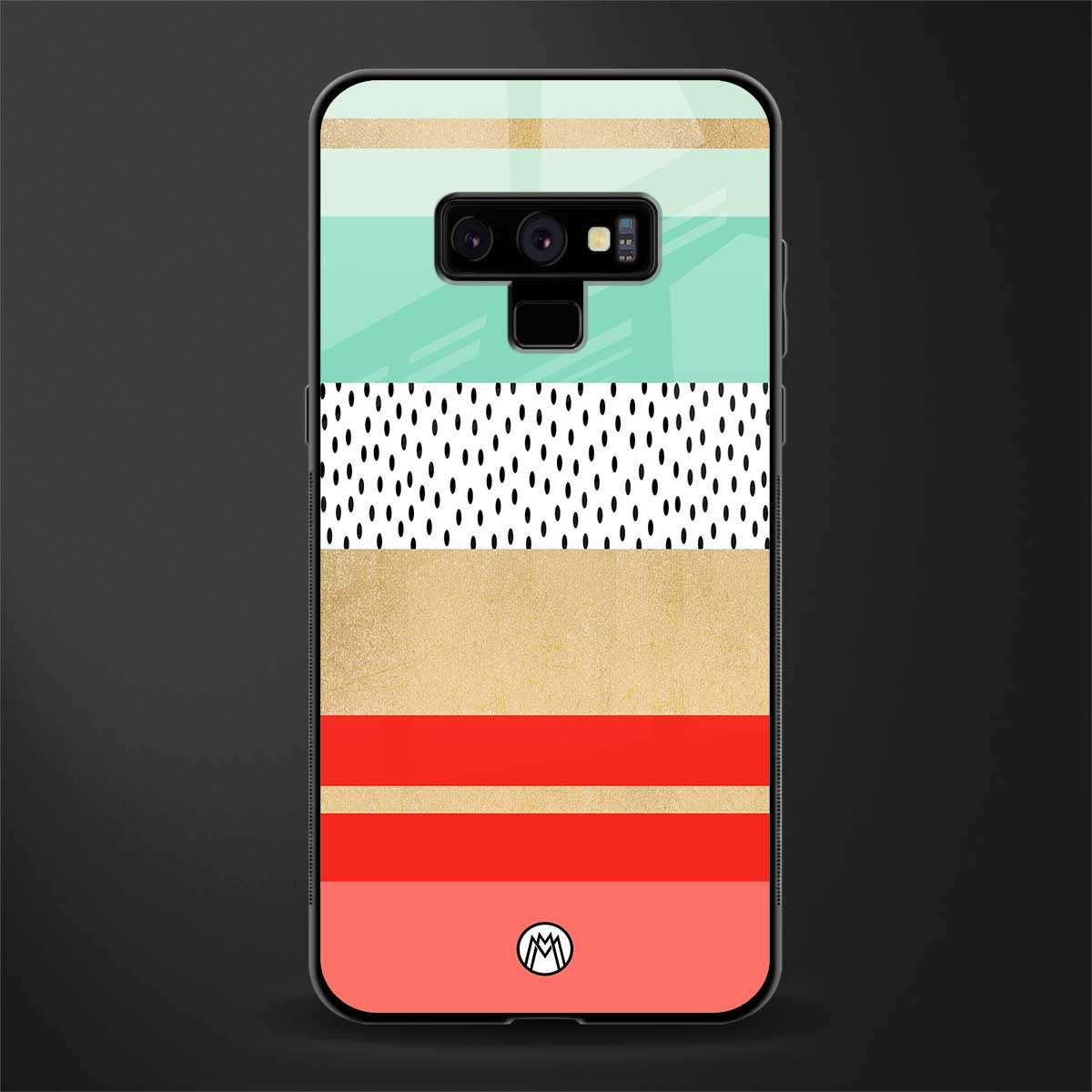 raspberry mint gelato glass case for samsung galaxy note 9 image