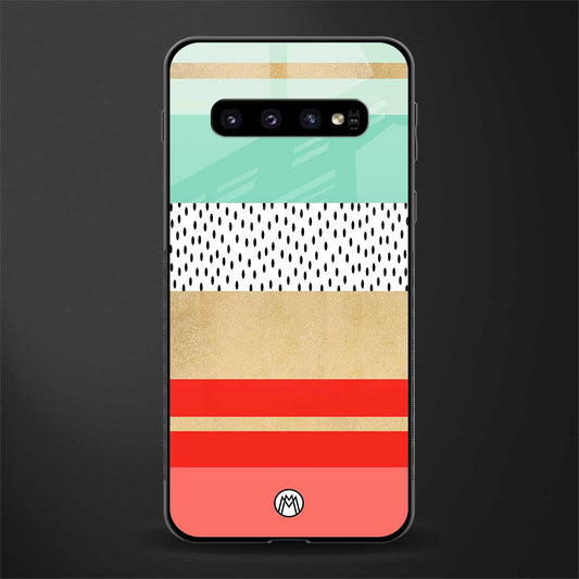 raspberry mint gelato glass case for samsung galaxy s10 plus image