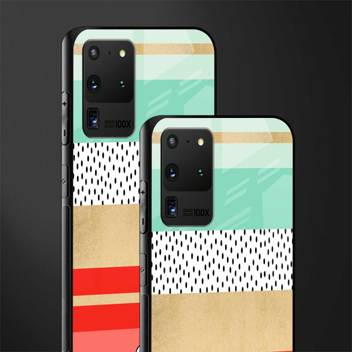 raspberry mint gelato glass case for samsung galaxy s20 ultra image-2