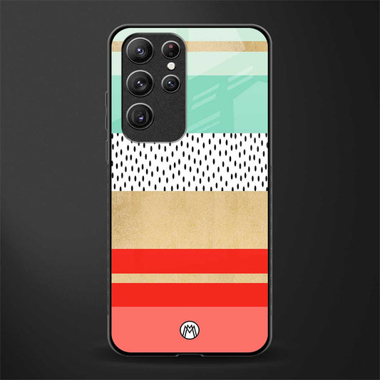 raspberry mint gelato glass case for samsung galaxy s21 ultra image