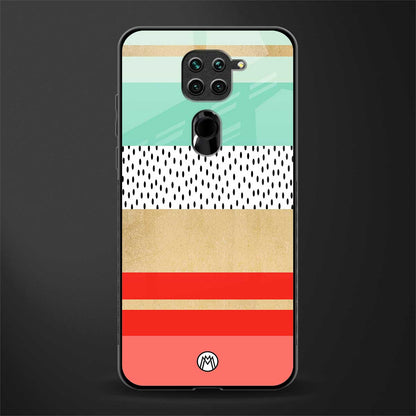 raspberry mint gelato glass case for redmi note 9 image