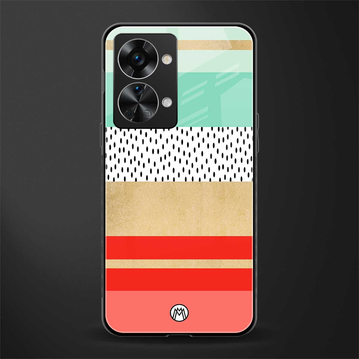raspberry mint gelato glass case for phone case | glass case for oneplus nord 2t 5g