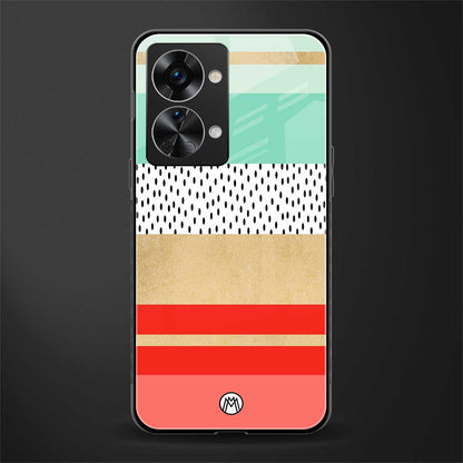 raspberry mint gelato glass case for phone case | glass case for oneplus nord 2t 5g
