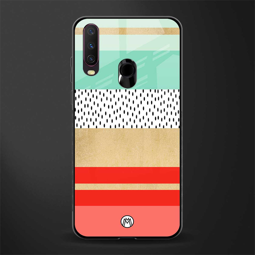 raspberry mint gelato glass case for vivo y12 image