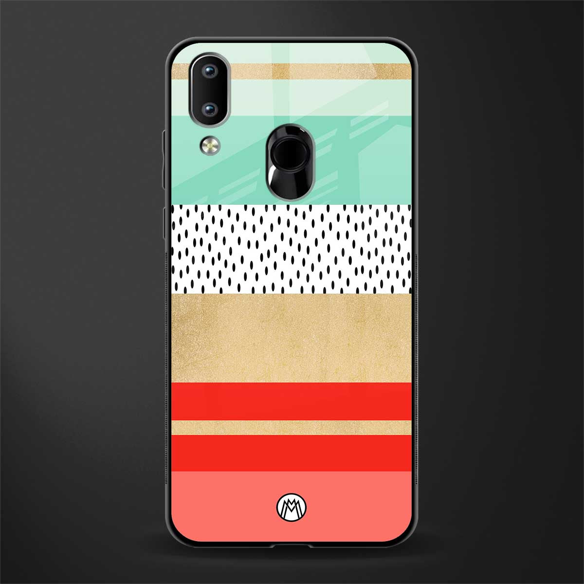 raspberry mint gelato glass case for vivo y95 image