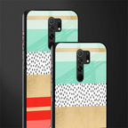 raspberry mint gelato glass case for redmi 9 prime image-2