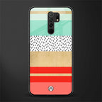 raspberry mint gelato glass case for redmi 9 prime image